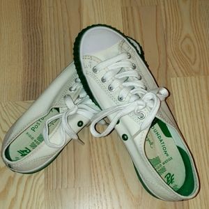 PF Flyers unisex sneakers new white and green